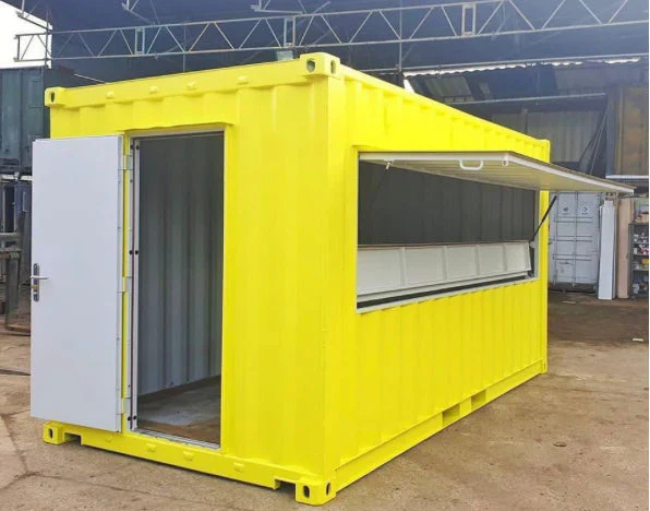 contenedor de bar de 20 pies