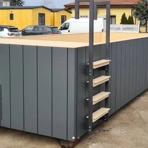 Recipiente para piscina en polipropileno, 6,5 x 2,6 m