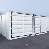 Contenedor De 20 pies CON Acceso lateral ABIERTO / Blanco