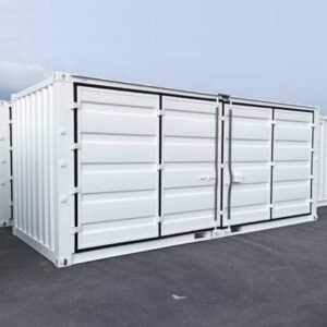 Contenedor De 20 pies CON Acceso lateral ABIERTO / Blanco