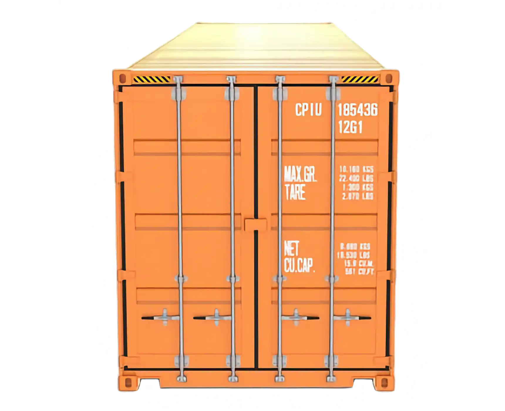 Contenedor HC de 40 pies con laterales abiertas y 2 puertas. - Imagen 3
