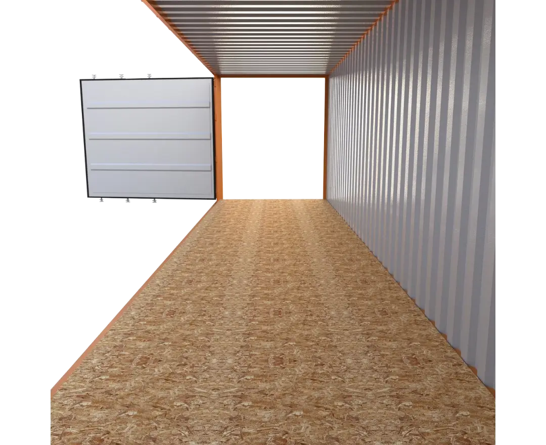 Contenedor HC de 40 pies con laterales abiertas y 2 puertas. - Imagen 6