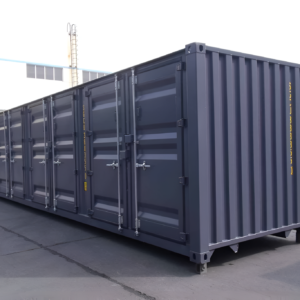 Contenedor de almacenamiento de 40 pies con 8 puertas