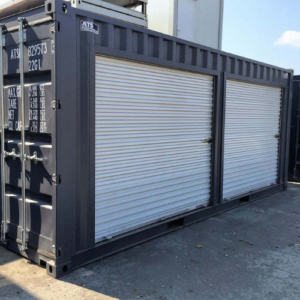 Contenedor de 6 metros con 2 puertas de enrolar