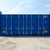 Contenedor marítimo de 20 pies con puerta doble (lateral abierta)
