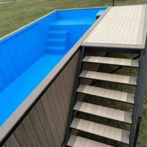 Contenedor para piscina de 6 m x 2,5 m