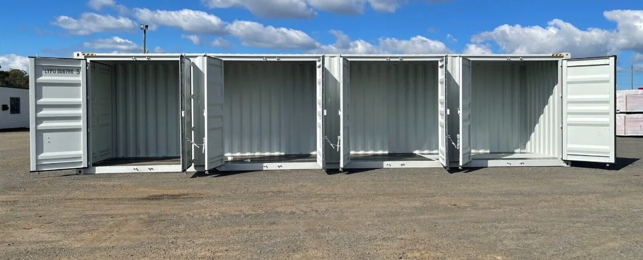 Contenedor marítimo High Cube de 40 pies con 4 puertas laterales. - Imagen 3