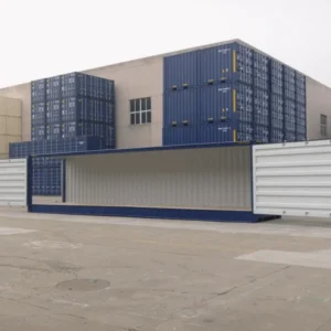 Contenedor cúbico alto de 40 pies (9′ x 6″) con acceso lateral completo
