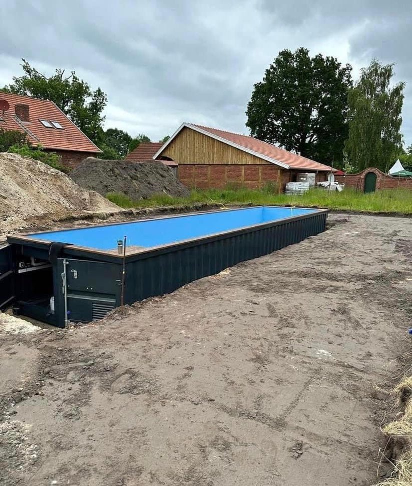 Piscina contenedor de 12 metros: una solución ecológica y lista a usar. - Imagen 4