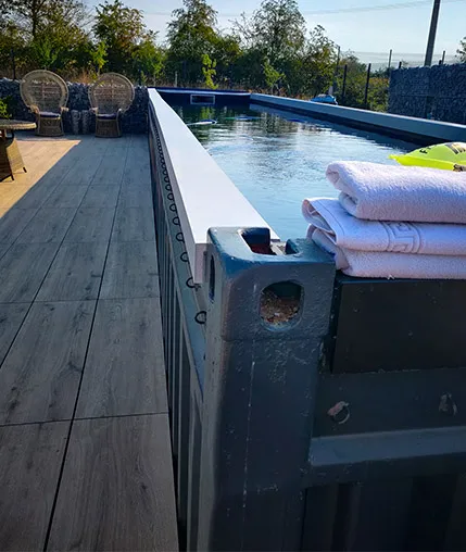 Piscina contenedor de 12 metros: una solución ecológica y lista a usar. - Imagen 8