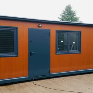 Contenedor habitável de 9 metros con dois quartos