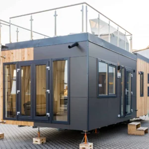 Casa Móvil Malta Haus con 2 quartos y terraço en el último piso.