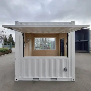 Nuevo contenedor blanco de 3 metros para café/bar