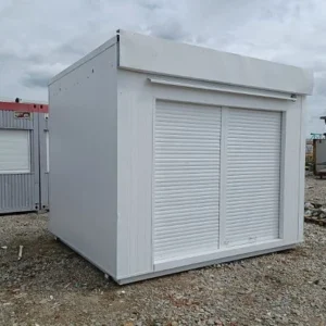 Contenedor comercial 300×350 con persianas frontais bipartidas