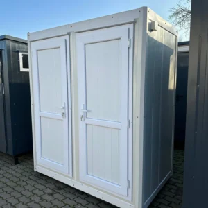 Contenedor sanitario 1,30 x 2,05 m con ducha doble